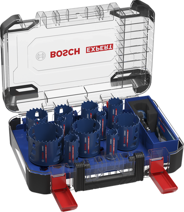 BoschEXPERT 多材料动力更换加孔锯套装。.